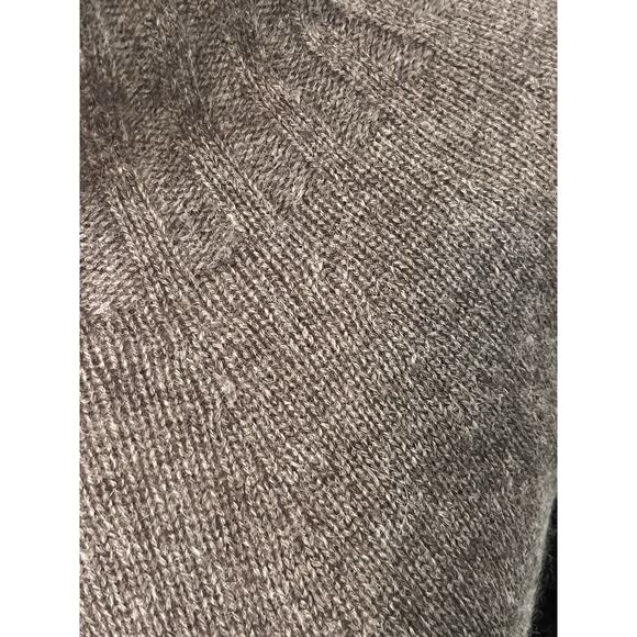 Hawico Scottish 100% Cashmere Turtleneck Dress •S• Brown Sweater Scotland $1195 - Picture 5 of 9